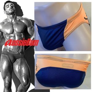 Aussiebum Swim Briefs 28-32 VINTAGE Nylon / spandex Lined crotch